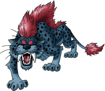 Dark sabrecat — DRAGON QUEST MONSTERS: The Withered World