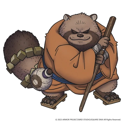 Ronin raccoon — DRAGON QUEST MONSTERS: The Withered World